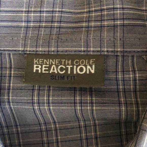 Kenneth Cole Reaction Slim Fit Dress Shirt - Picture 2 of 6